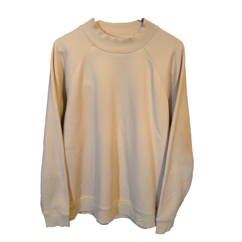 Fabletics Beige Sweatshirt Extra Large NWOT